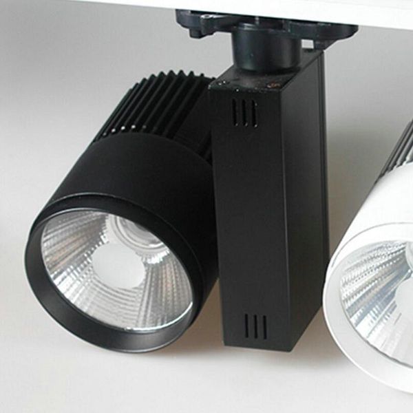 track lighting rail lamp spot 40w cob clothing shoes shop store lights led spotlight 2 wire